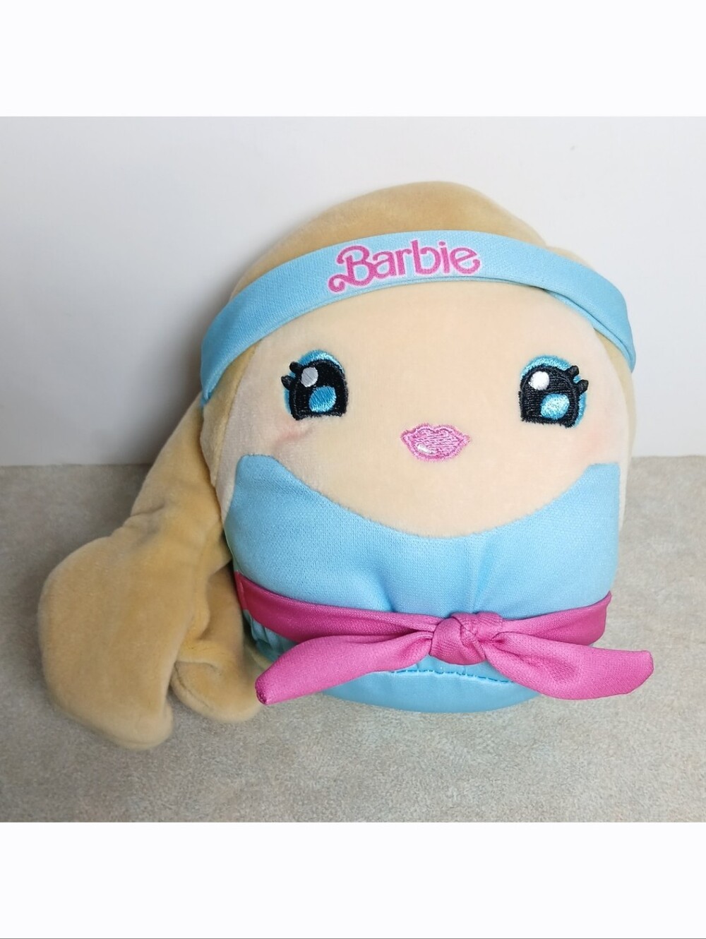 Barbie Cuutopia 80s Workout Blue Headband Pink Belt Soft 5.5" Tall Plush Toy